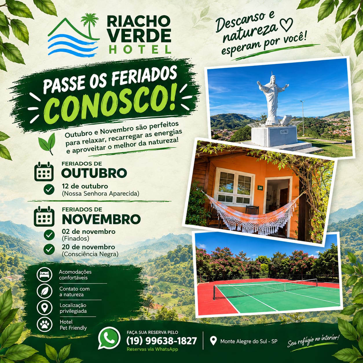 Feriados em Monte Alegre do Sul